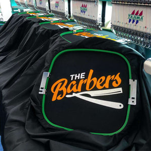 CAPE KINGS PREMIUM CAPES black with orange embroidery