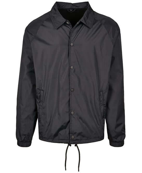 Black Cape Kings customisable coach jacket front