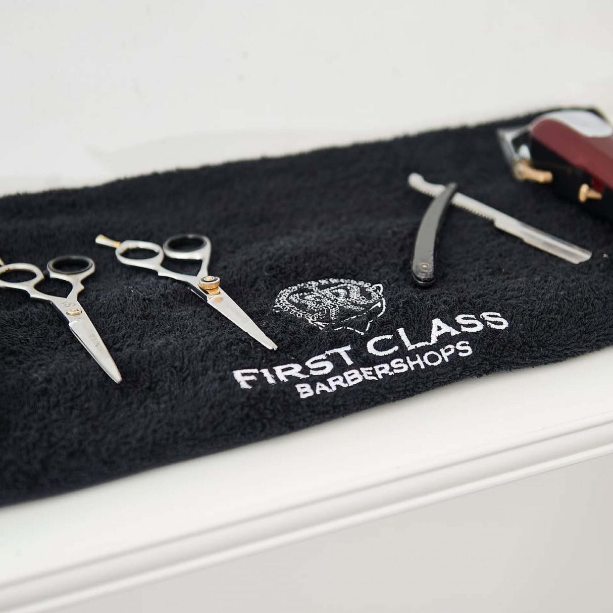 Elevate your salon or barber services with custom Barber/Salon Towels first class barbershop